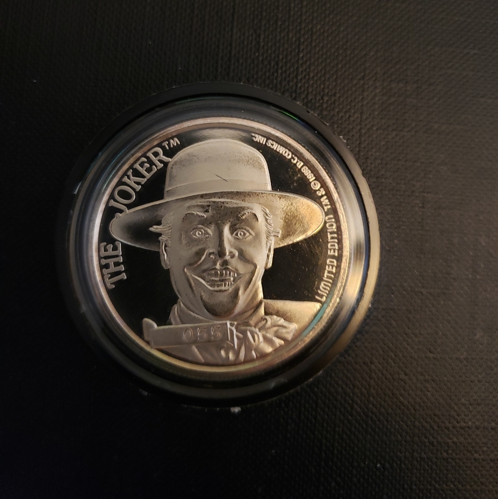 Batman 50th Anniversary Silver Coin - THE JOKER